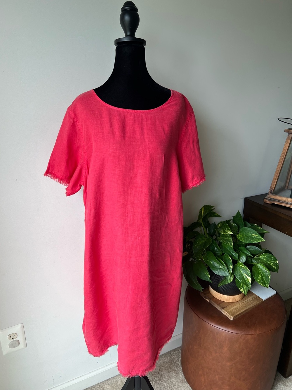 Tommy Bahama Coral Pink Linen Dress